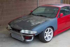 Fits: Nissan 240SX Silvia S14 Zenki Front Bash Bar Basic Bumper Support