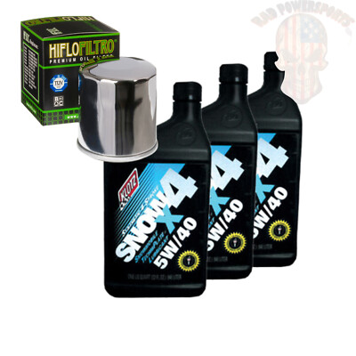 Oil Change Kit For 2004 Polaris Sportsman 6X6 500 Klotz Synthetic 10W-50