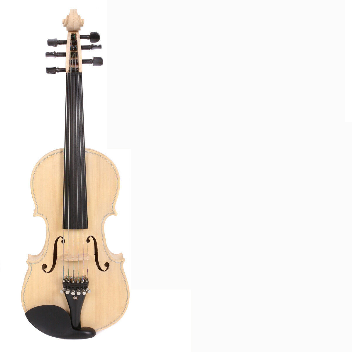 New 6 String Violin 4/4 Maple Spruce Wood Hand made White