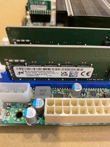 Supermicro X10SDV-4C-7TP4F Motherboard w/32GB of RAM and TPM - Afbeelding 3 van 4