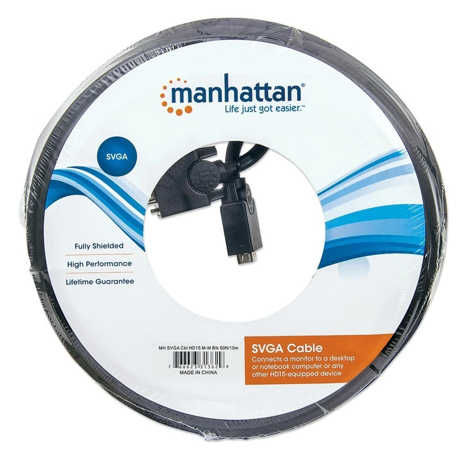 Cavo Monitor Svga M/M da 30 m - Immagine 2 di 3