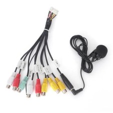 Car Radio Stereo Microphone Bluetooth External Mic With RCA Cable For Android