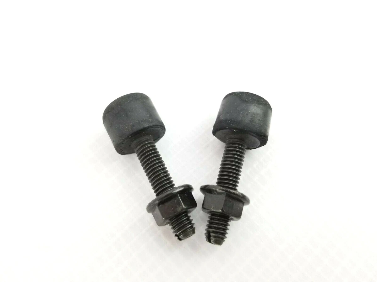 Pair 2x Mercedes 123 124 126 R107 W108 109 Hood Stop Screw Rubber Buffer Cap