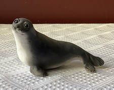Vintage United Design Corp Seal/ Harp Seal Figurine, Made In USA, 4 1/8" Long