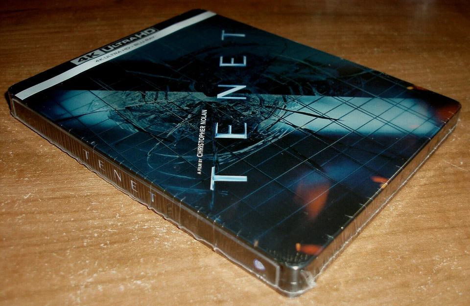 Tenet 4K UHD+Blu-Ray+Blu-Ray Extras Steelbook Nuevo Sellado Accion Thriller - Imagen 3 de 4