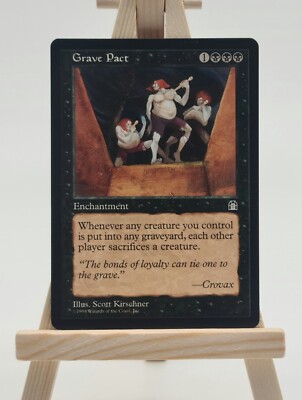 Grave Pact Stronghold  Magic Karte MTG englisch (Todespakt)