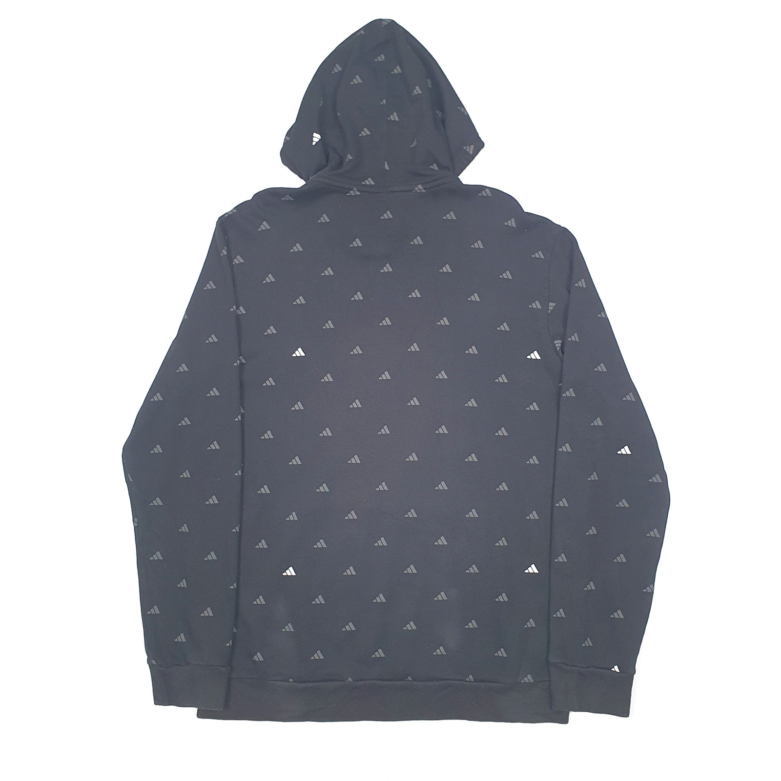Mens ADIDAS Cotton Hoodie Jumper Sweatshirt L image 3