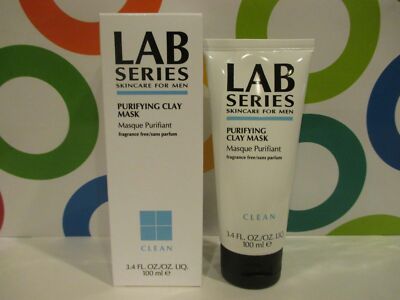 ARAMIS LAB SERIES SKINCARE FOR MEN ~ PURIFYING CLAY MASK ~ 3.4 OZ BOXED