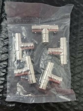 5pcs BNC 3 Way Female to Female T Adapter RF Coaxial Connectors
