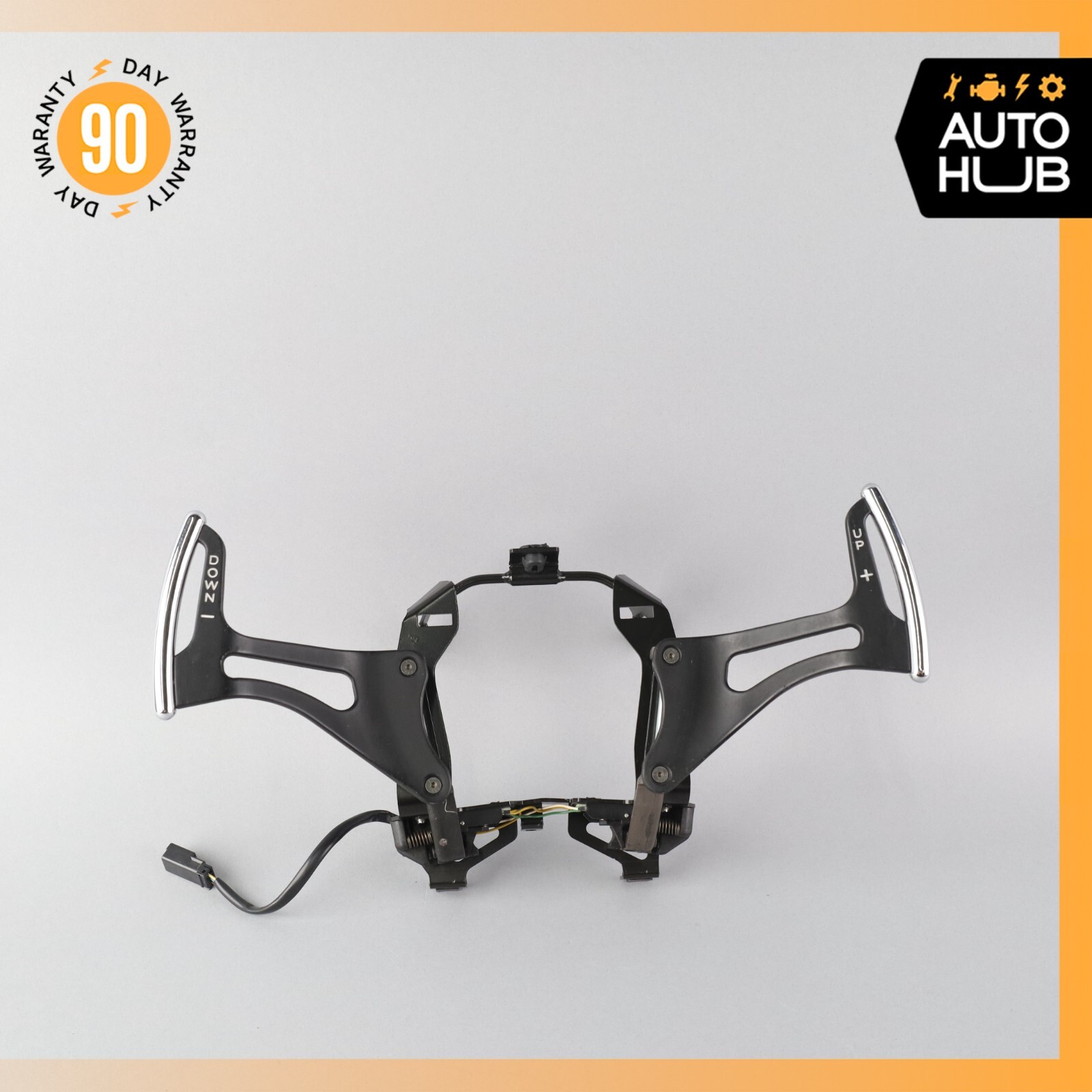 03-19 Maserati Quattroporte M139 Steering Wheel Paddle Shifters Set OEM 68k