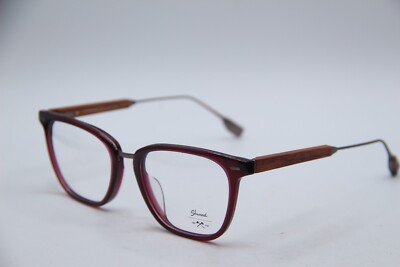 NEW SHWOOD HEPPNER HANDCRAFTED VIOLET WOOD AUTHENTIC FRAMES EYEGLASSES 52-19
