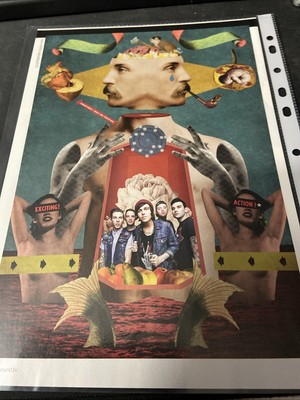SLEEPING WITH SIRENS  FEEL  ORIGINAL ADVERT/ POSTER/CLIPPING