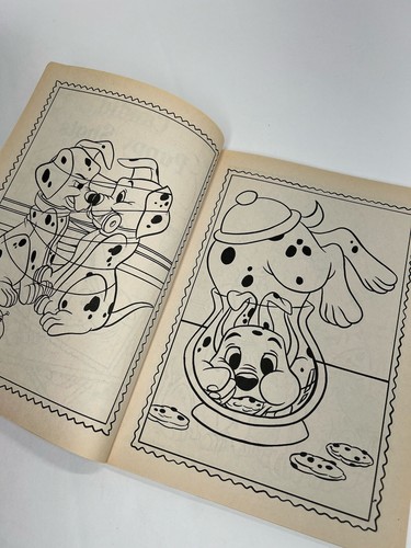 Vintage Golden Coloring Book 1996 Walt Disney's 101 Dalmatians Read Description - Picture 8 of 13