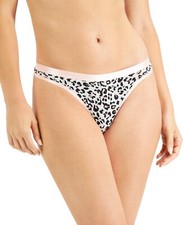 JENNI Women's 2pack Thong Leopard Size Small