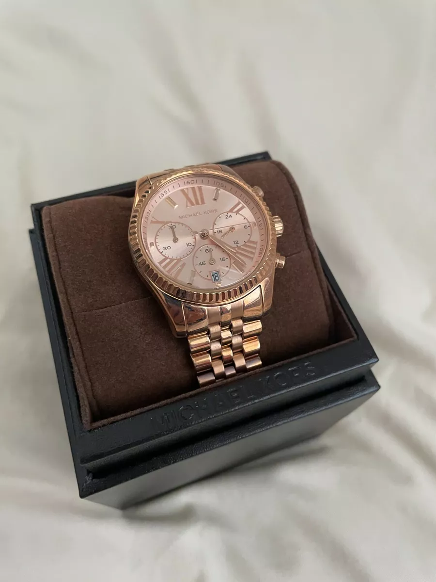 Michael Kors Mid Size Lexington Chronograph MK5569 Wrist Watch for Women