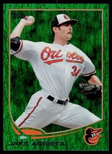 2013 Topps - Jake Arrieta #134 Emerald Foil Orioles