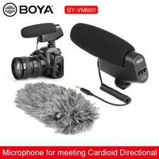 BOYA BY-VM600 Cardioid Directional Shotgun Condenser Microphone for Canon Sony