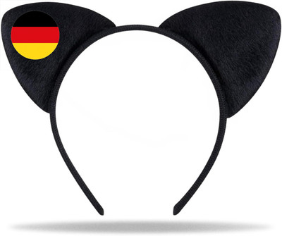 Katzenohren Haarreif | Cat Ears Headband | Halloween Kopfschmuck für Damen, Frau