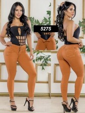 JEANS COLOMBIANOS PUSH UP LEVANTA COLA BUTT LIFT JEANS CON FAJA INTERNA