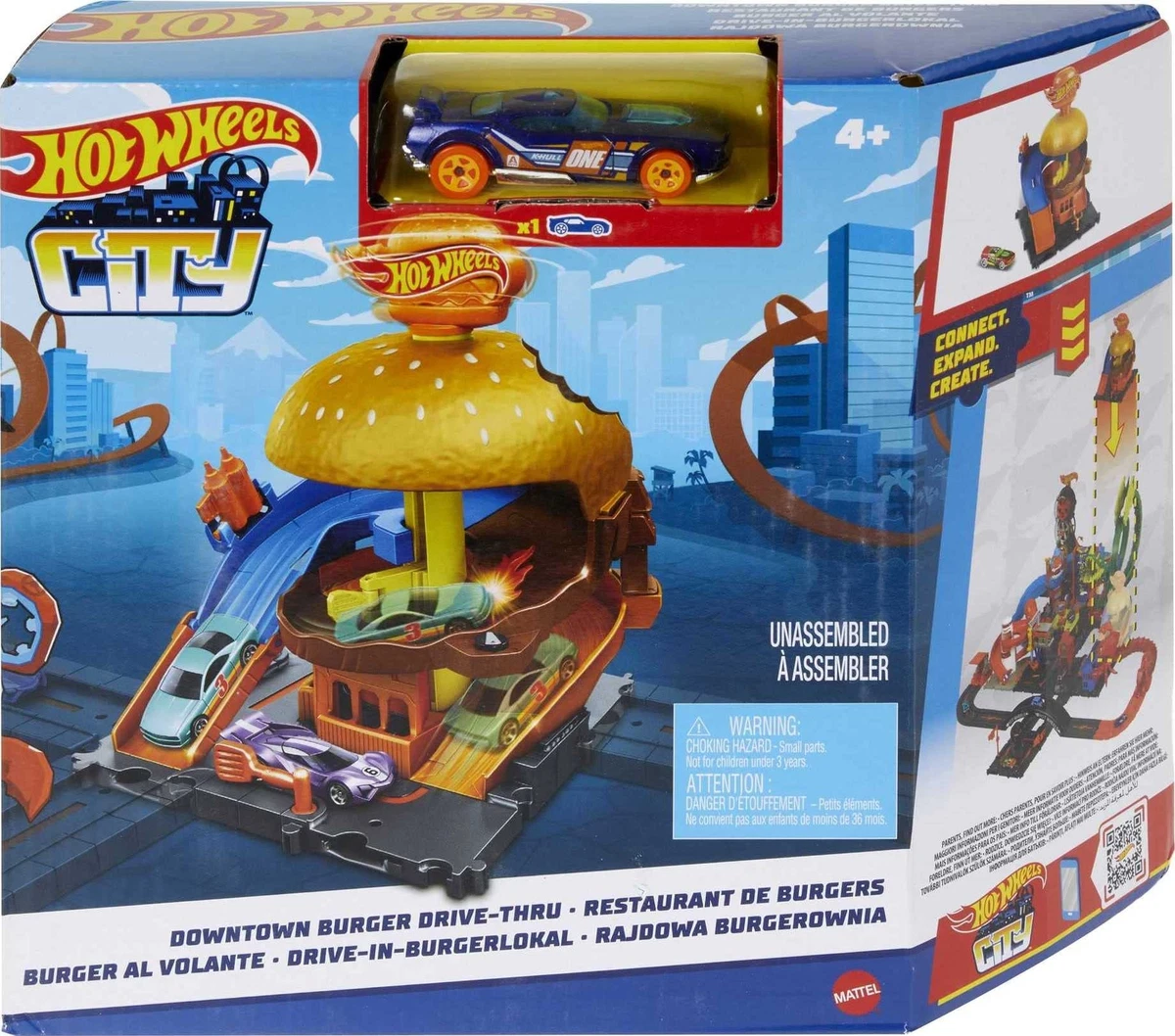 Mattel - Hot Wheels City Downtown Burger Drive-Thru 2022