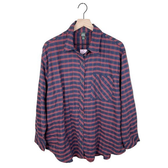 NEW Wild Fable Target Women's Oversized Button-Down Flannel Shirt