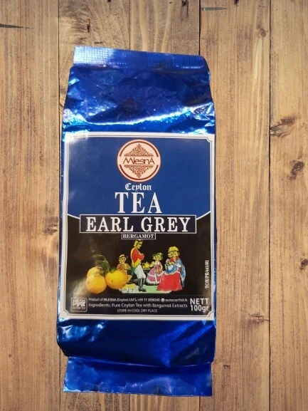 Mlesna Pure Ceylon  Black tea Earl-Gray Bergamot Loose Leaf Tea -100g/200g/ 500g Foto 4 de 4
