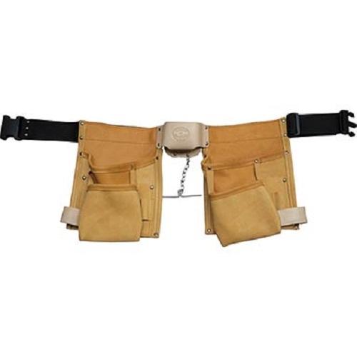 Leather Tool Belt Pouch - Personalised - 8 Pockets - Connell of Sheffield
