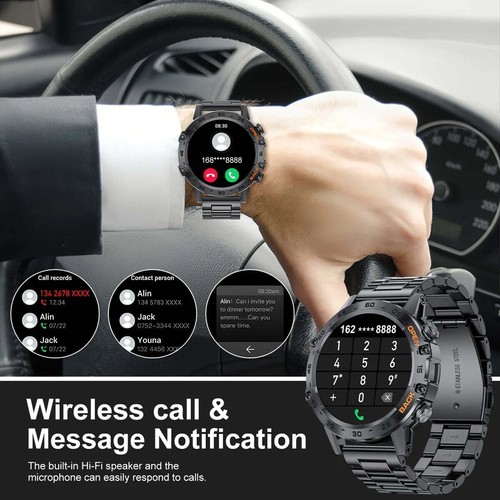 Smart Watch K52 Bluetooth Call 1.39" IPS Screen 400mAh Health Sport Monitoring - 第 5/26 張圖片