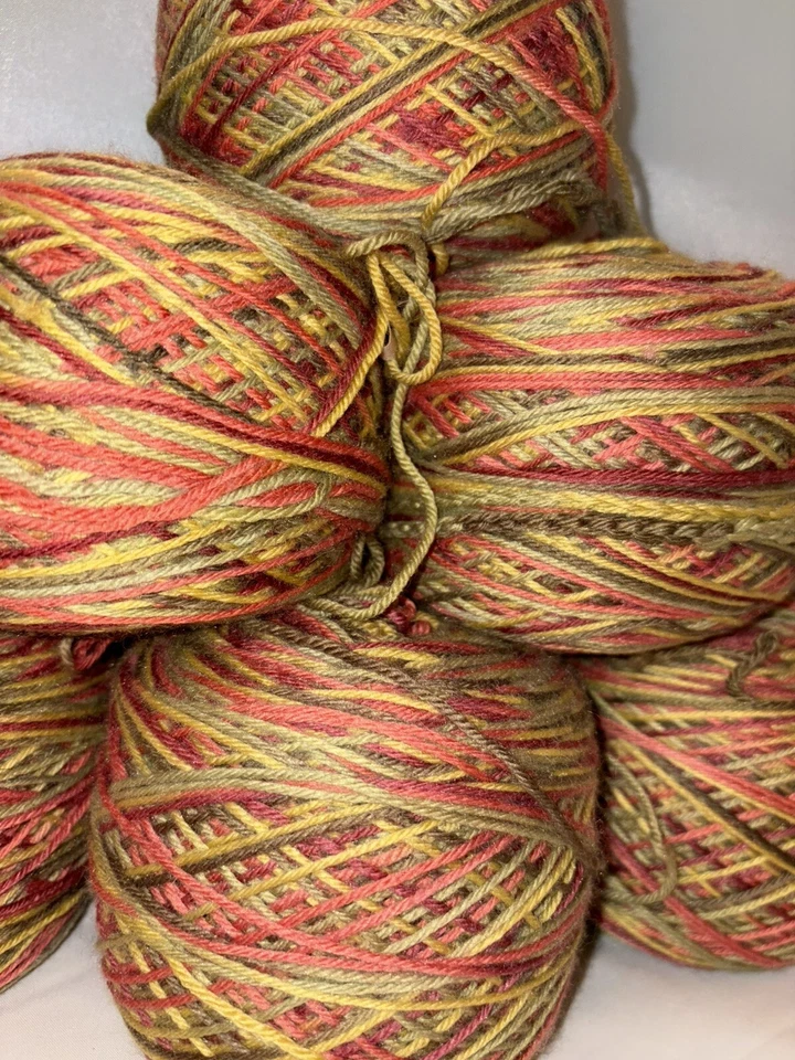 Cascade Yarns HERITAGE 150 MULTIS 5-BALL-LOT “Maple” 75% SUPERWASH MERINO WOOL - Image 4 of 4