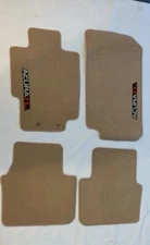 Fits 04-08 Acura TL Floor Mats Carpet Beige W/Emblem A
