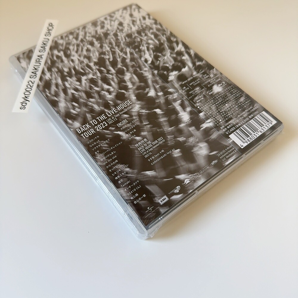 RADWIMPS BACK TO THE LIVE HOUSE TOUR 2023 Blu-ray Region
