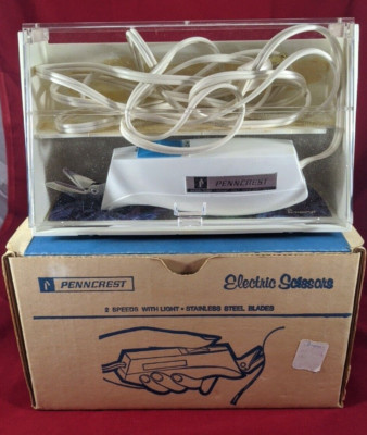 Vintage Penncrest Electric Scissors - Tested | eBay