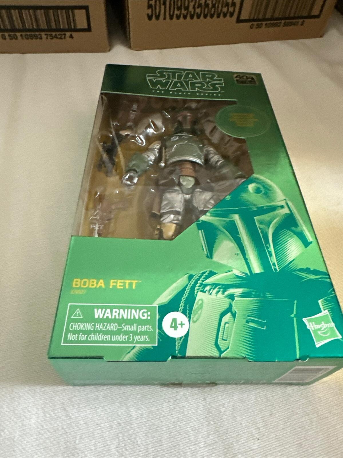 Thumbnail - Boba Fett Figure Carbonized Star Wars The Black Series 40 Hasbro Neu