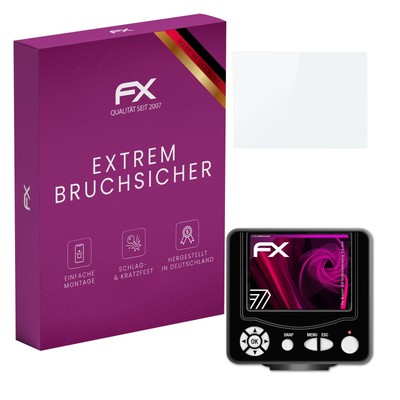 atFoliX Panzerfolie für Bresser LCD Schülermikroskop 3,5 inch 9H Schutzpanzer
