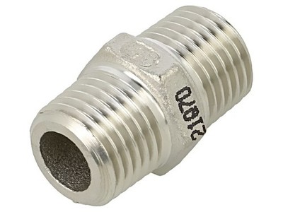 2X 6280-014 Male-male max.10.5bar 1.4408 stainless steel Thread: G 1/4'' GEBO