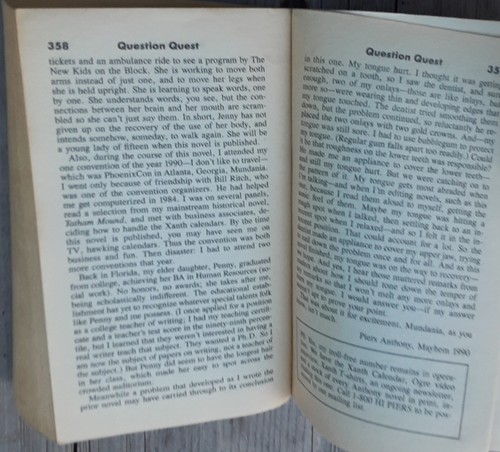 Question Quest (Xanth, No. 14) by Piers Anthony, Paperback Book - Picture 11 of 13