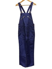 ADOLPHE LAFONT Overalls French Vintage 50s-Blue Moleskin Size: 42 Actual Used