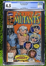 New Mutants #87 CGC 4.5  1990 First Cable OW/W Pages Marvel Comics