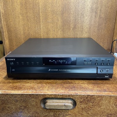 Sony CDP-CE500 5 Disc Changer USB Recorder CD Player No Remote