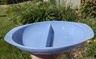 Vintage Pyrex Divided Dish Delphite Blue
