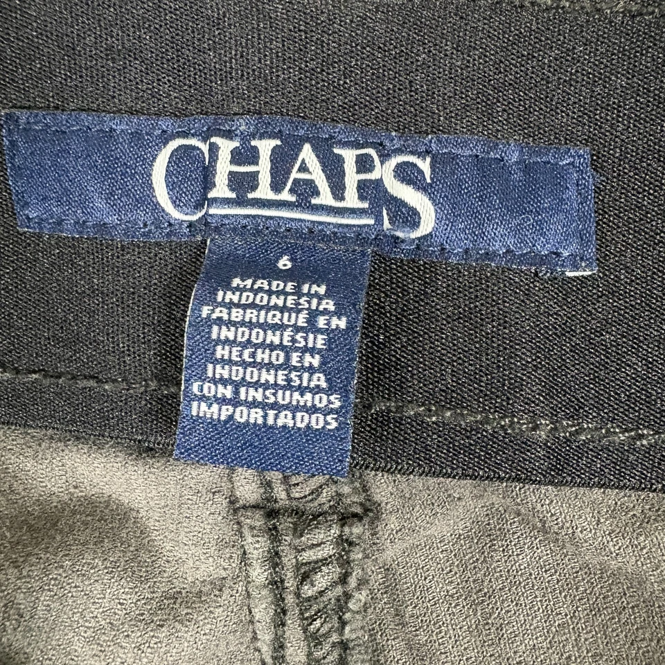 Chaps Womens Size 6 Brown Corduroy Pants Classic Mid Rise Straight Leg - Image 3 of 4