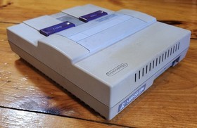 Super Nintendo SNES Console + Controller & RFU &bull; No Games or Power Supply 