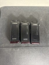 Godox Witstro AD200 Pocket Flash Light Lot Of 3 READ DESCRIPTION