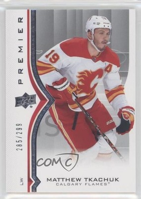 2020-21 Upper Deck Premier 285/299 Matthew Tkachuk #4 0s6v