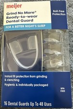 Grind no more night guard 16ea In 1 Pack Dental Care Brand New In Box
