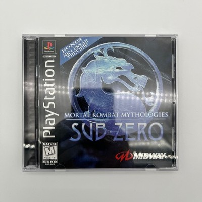 Mortal Kombat Mythologies: Sub Zero (PS1) Tested/Complete w/ Reg. Card