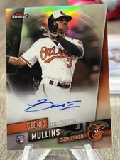 2019 Topps Finest Autographs #FA-CM Cedric Mullins Auto Rookie RC Orioles (Read)