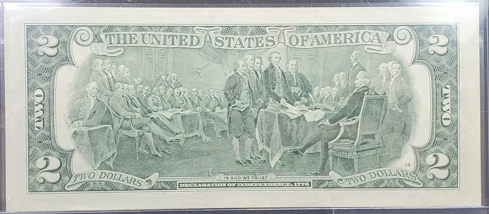 *SUPER COOL** Quad Doubles Serial# K 00885500 A Series 2009  $2 Note - Image 4 of 4