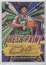 2022-23 Panini Court Kings Fresh Paint Violet 29/49 MarJon Beauchamp Auto 0nr3