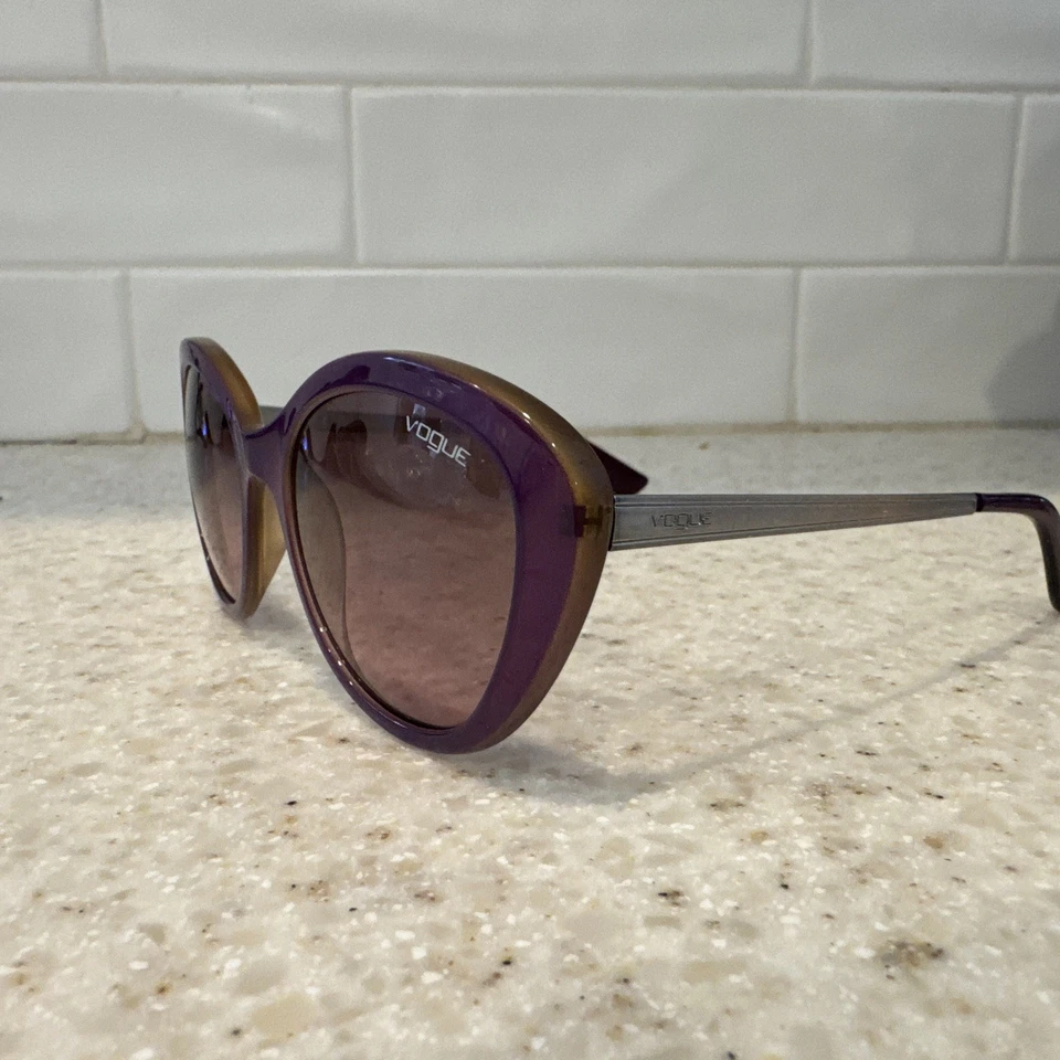 Vogue VO2870S 2268-14 - Top Transparente Púrpura Violeta-Azul Rosa Degradado Cejas Foto 2 de 4